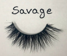 Load image into Gallery viewer, 3D Mink Lashes in style “SAVAGE”