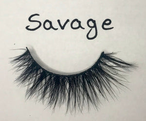 3D Mink Lashes in style “SAVAGE”